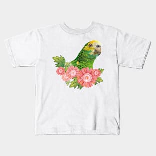 yellow-shouldered horsewoman Kids T-Shirt